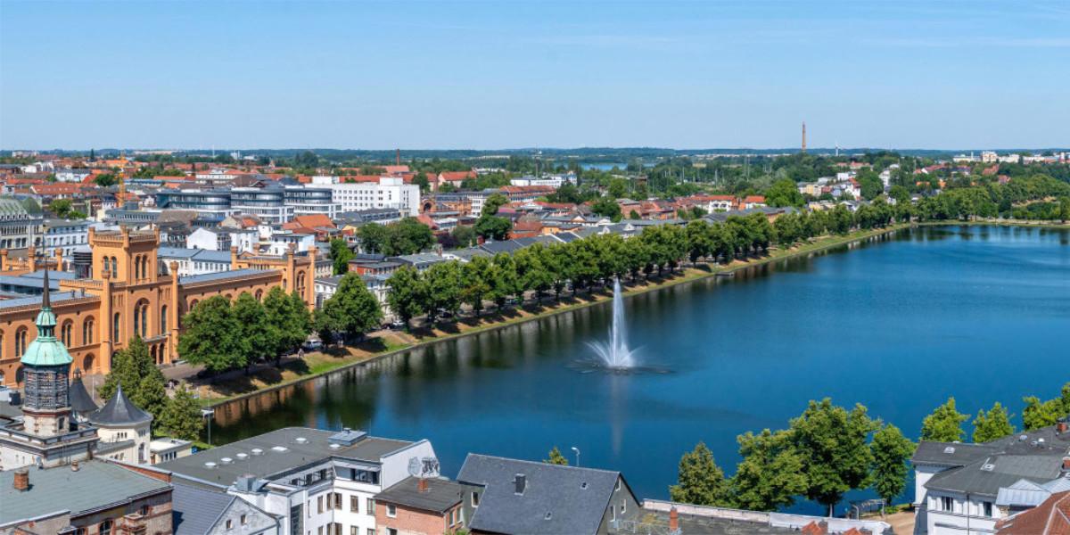 Schwerin aus der Vogelperspektive